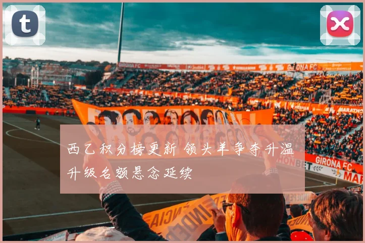 西乙积分榜更新 领头羊争夺升温 升级名额悬念延续